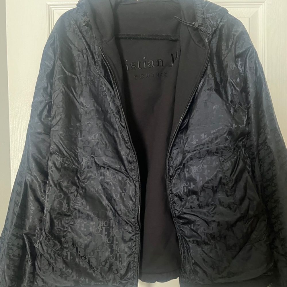 Christian Dior Couture Reversible Hooded Track Jacket